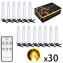 Sunjas bougies de noël sans fil