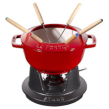 Staub service à fondue au fromage