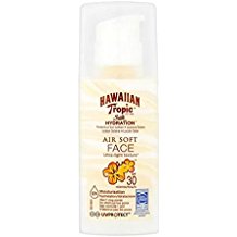 Hawaiian Tropic crème solaire visage