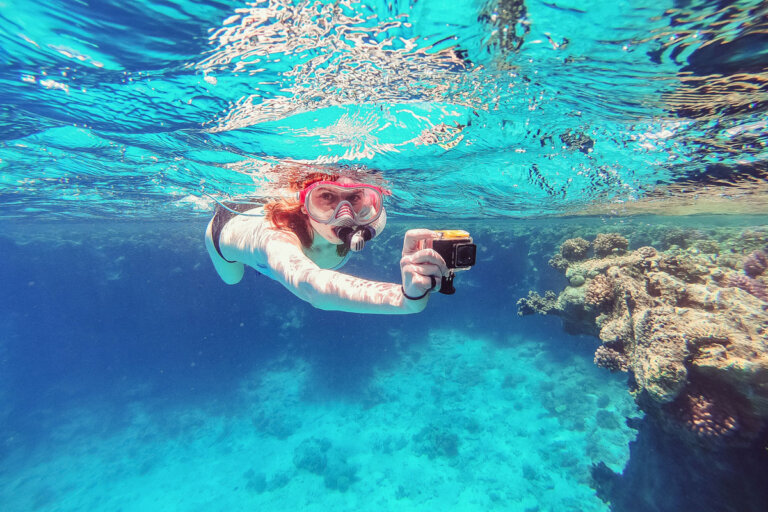 appareil photo sous-marin