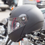 casque de moto rabattable