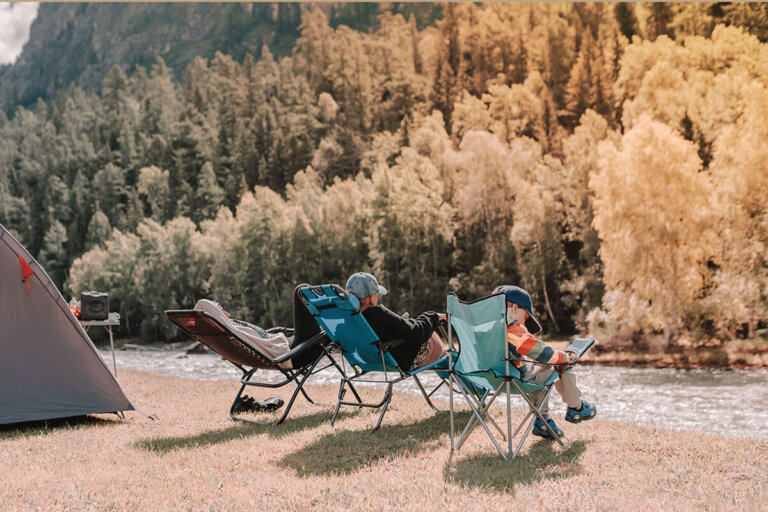 chaise longue de pêche
