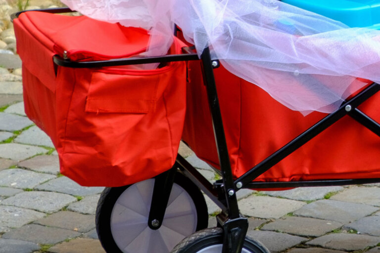 charrette à bras pliable