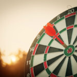 cible de fléchettes