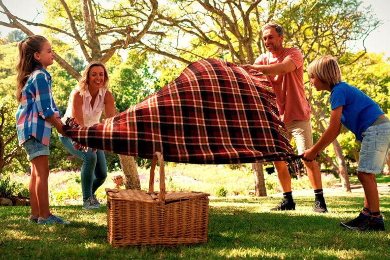 couverture pour pique-nique