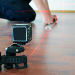 laser lignes en croix