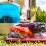 machine à laver camping