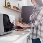 micro-onde avec air chaud