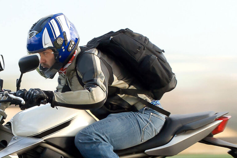 sac à dos de moto