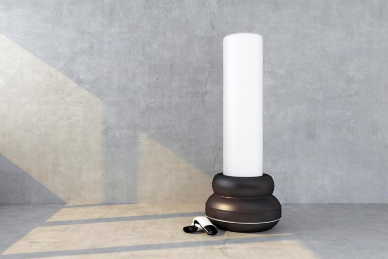 sac de frappe sur pied