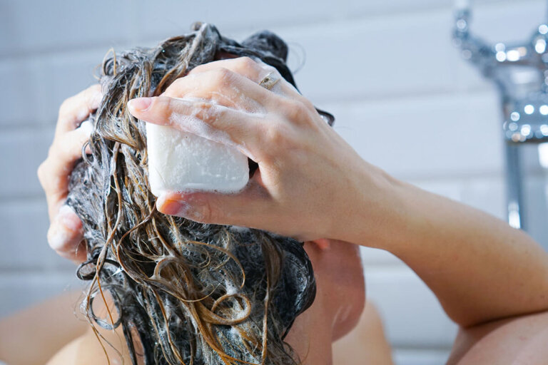 savon pour les cheveux