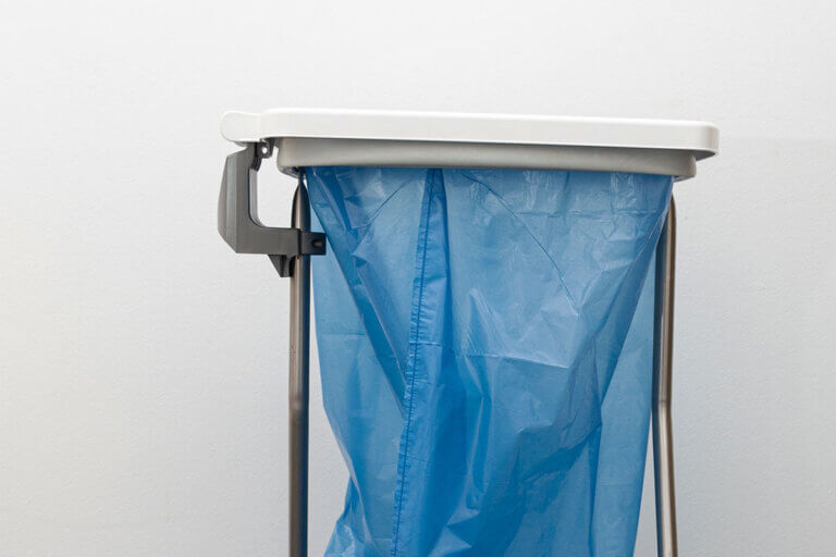 support pour sac-poubelle