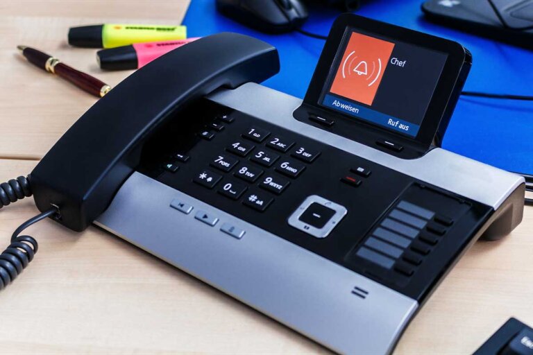 téléphone fixe avec répondeur